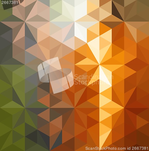 Image of Retro triangle background