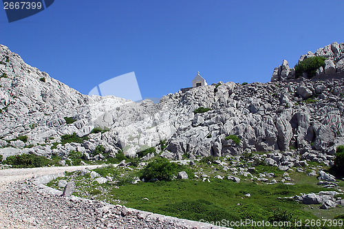 Image of Chapel on mountain Velebit - Croatia