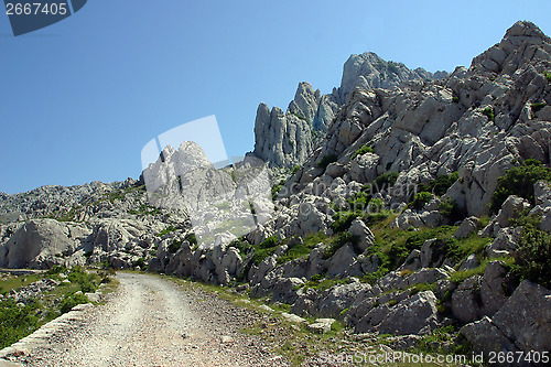 Image of Road on mountain Velebit - Croatia
