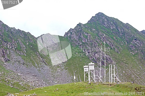 Image of Weather station on mountain