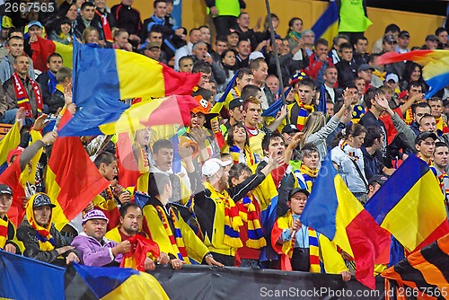 Image of Romanian fans