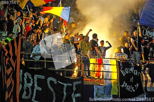 Image of Romanian fans