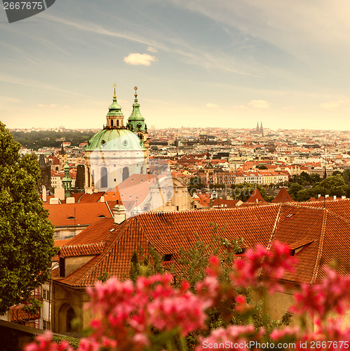 Image of View of Prague in summer