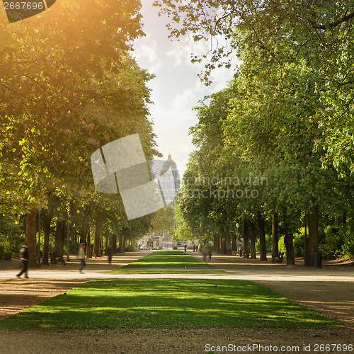 Image of Royal park in Brussels