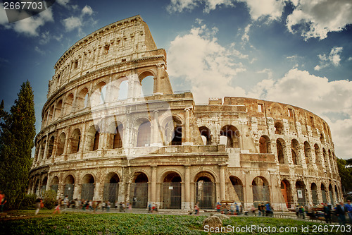 Image of Colosseum in Rome, Italy