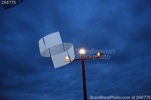 Image of Airport lights in the night