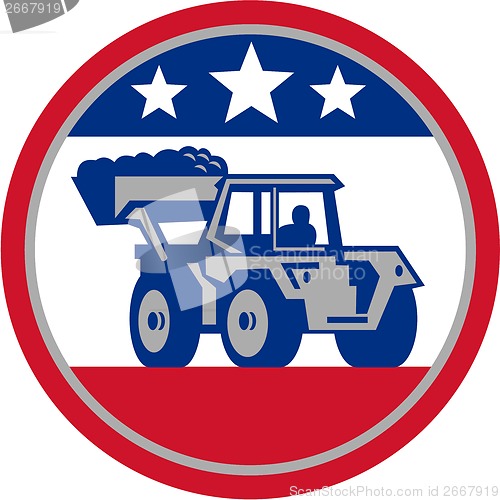 Image of American Mechanical Digger Excavator Retro