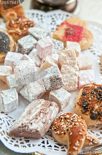 Image of Turkish delight dessert