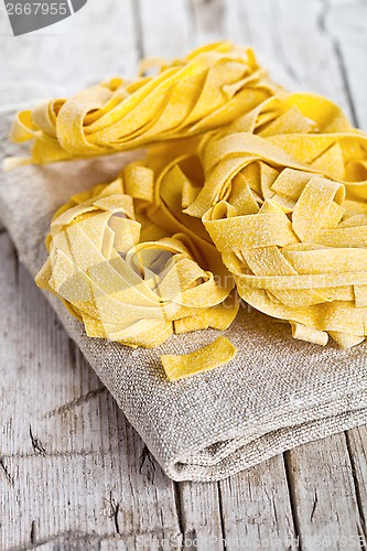 Image of raw egg pasta 