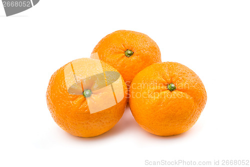 Image of Three sweet mandarins