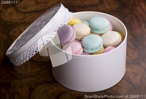 Image of Pastel color macaroons