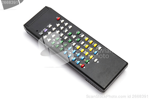 Image of Black remote control 