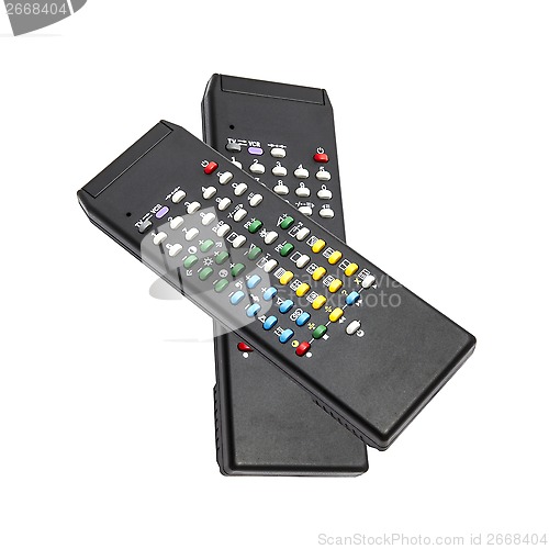 Image of Black remote control