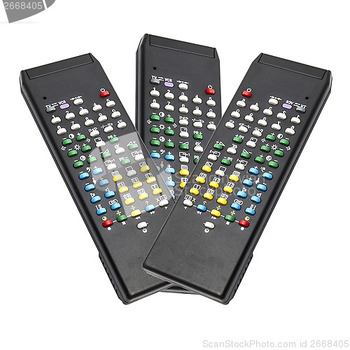 Image of Black remote control