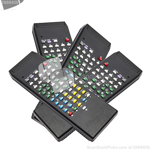 Image of Black remote control