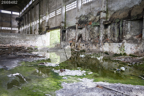 Image of abandoned factory building