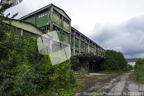 Image of abandoned factory building