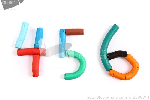 Image of plasticine alphabet 