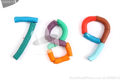 Image of plasticine alphabet 