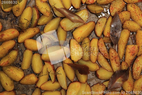 Image of fresh fried potatoes 