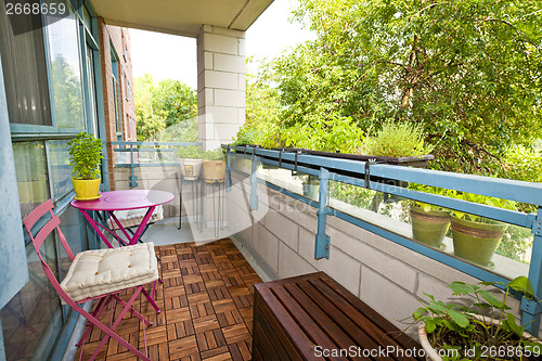 Image of Apartment balcony