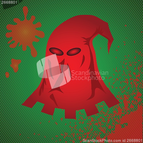 Image of red mask