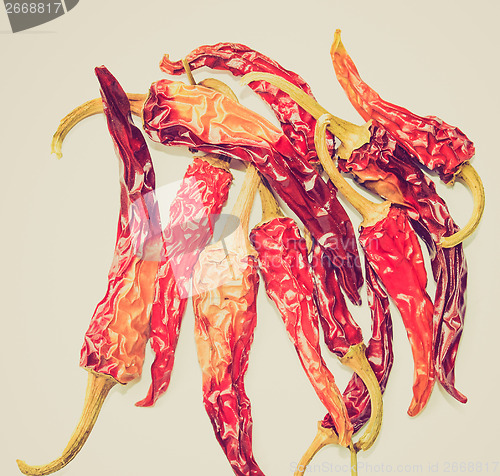 Image of Retro look Hot Peppers