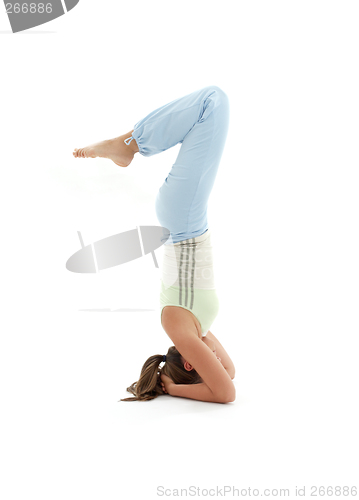 Image of salamba sirsasana supported headstand #2