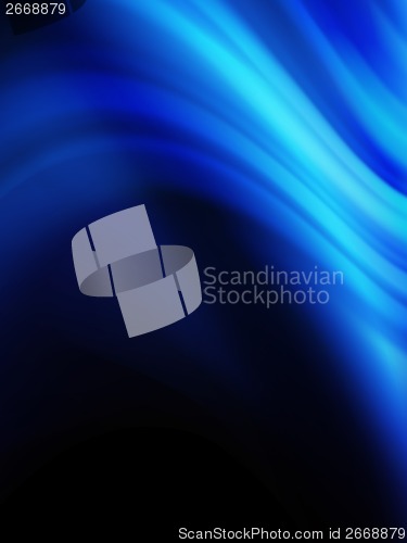 Image of Blue smooth twist light lines background. EPS 10