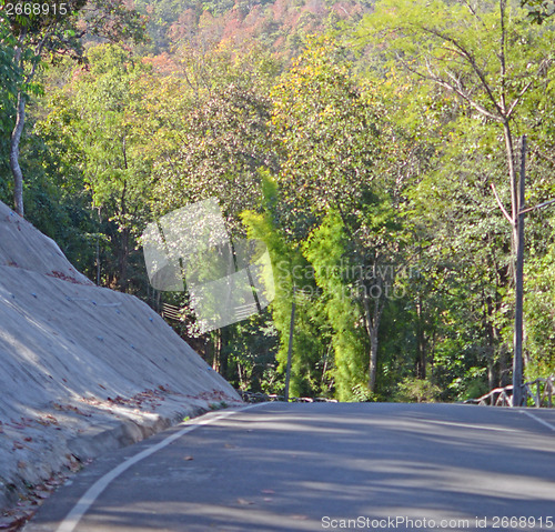 Image of mountain road