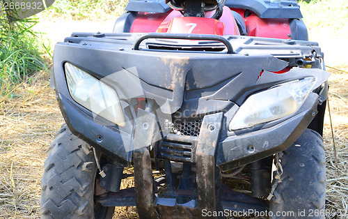 Image of broken ATV