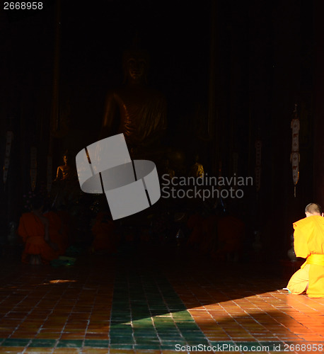 Image of buddhist monk