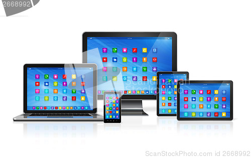Image of Computer Devices Set