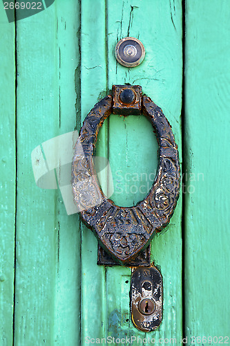 Image of spain knocker lanzarote abstract  wood  