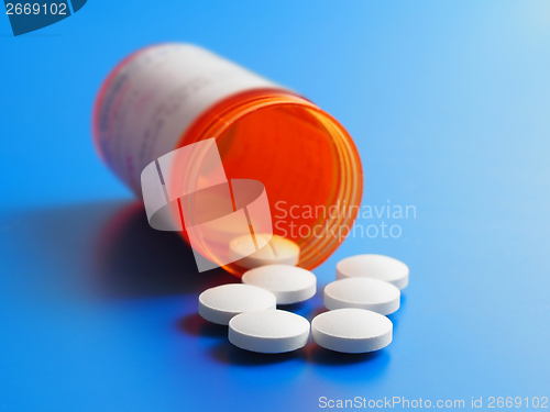 Image of Bottle with pills