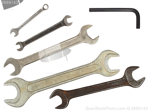 Image of Set of wrenches