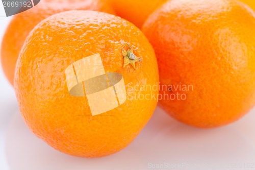 Image of Fresh orange halved to show the pulp