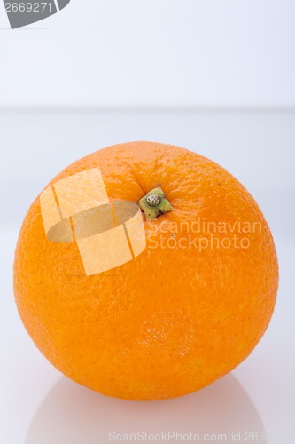 Image of Fresh orange halved to show the pulp