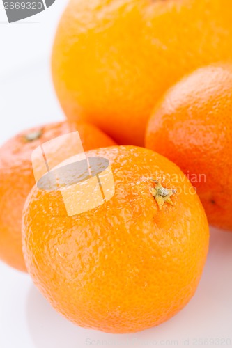 Image of Fresh orange halved to show the pulp