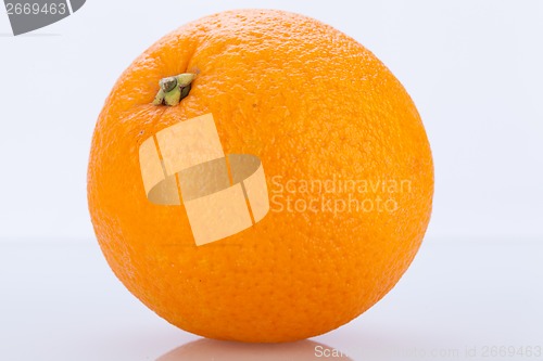 Image of Fresh orange halved to show the pulp