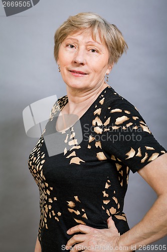 Image of Vivacious happy senior woman