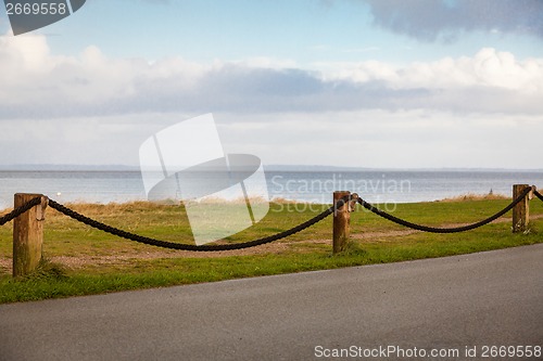 Image of Bridge or pier across an expanse of sea