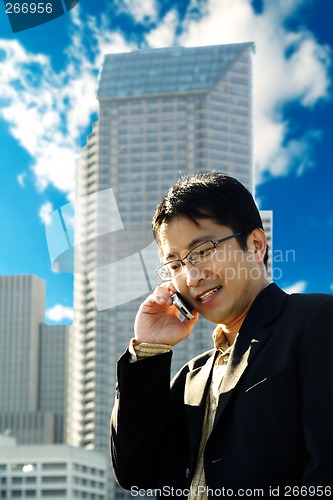 Image of Busy businessman