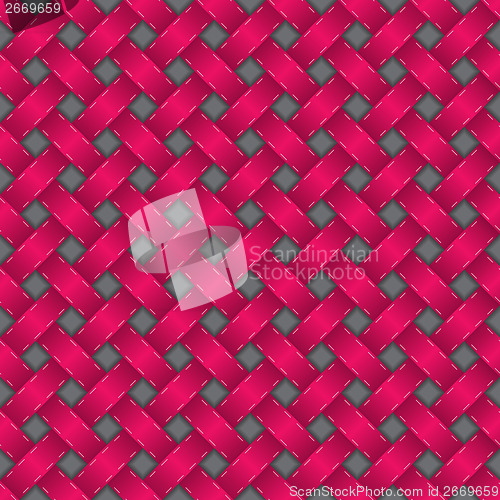 Image of Seamless texture in pink with 3d effect