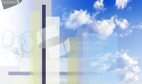 Image of abstract business background