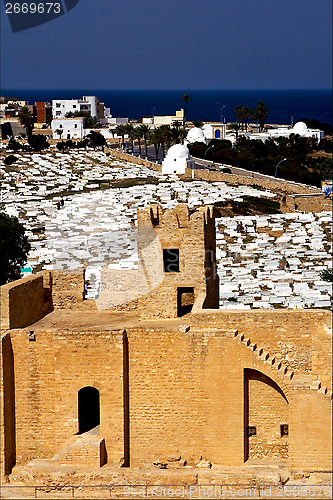 Image of panoramas monastir   the old wall castle    slot  and cemetery