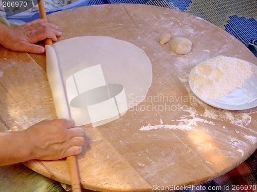 Image of Making noodles