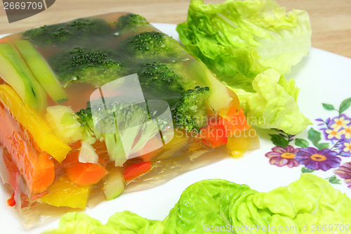Image of Vegetables in aspic
