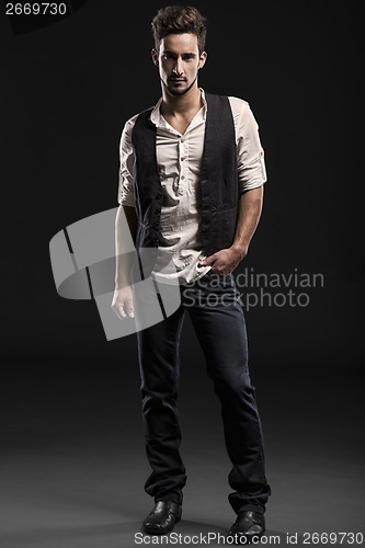 Image of Fashion young man