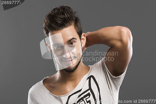 Image of Man laughing